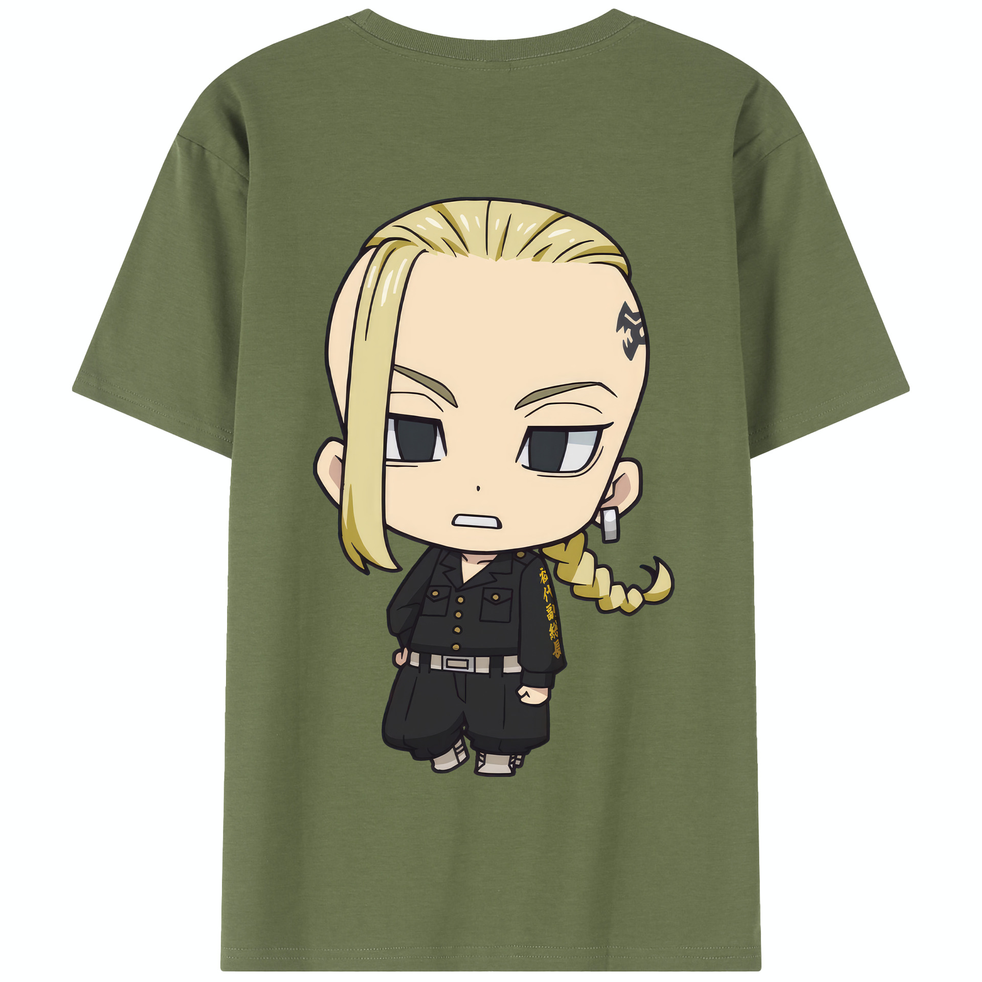 （画像用） 東京リベンジャーズ Tokyo Revengers 綿100％半袖Tシャツ（背面プリント）